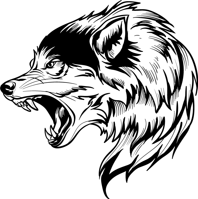 Wolf Sticker